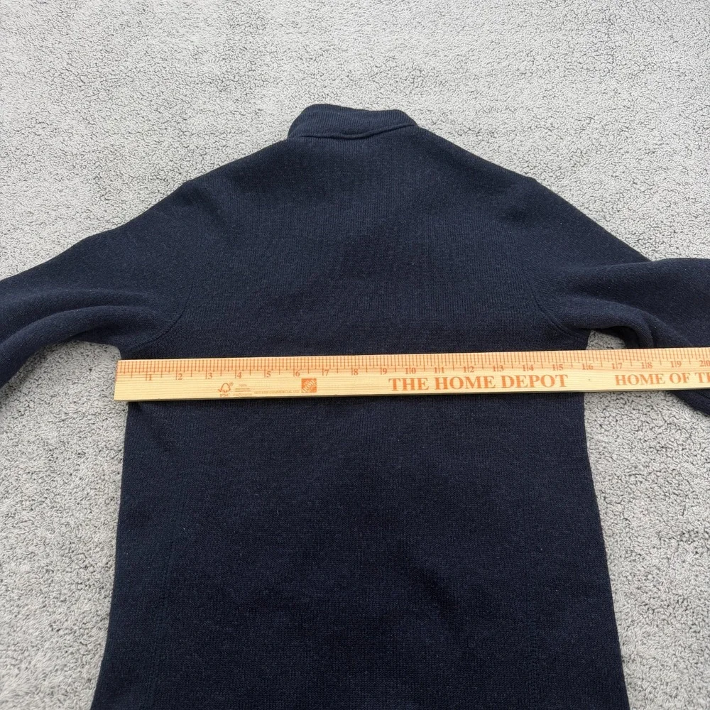 Patagonia Better Sweater Jacket Boys Medium 10 Navy Blue Zip Pockets Fleece Cozy